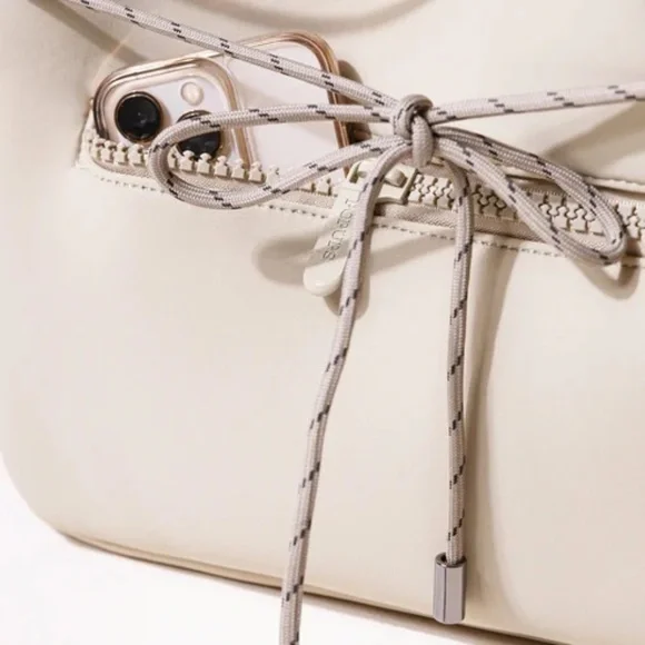 NWT Anthropologie Pops Ups Brand Everyday Backpack Taupe - Picture 4 of 10